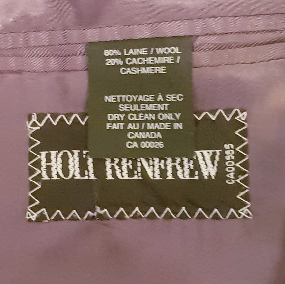 Holt Renfrew Men's Coat - Cashmere & Wool - Picture 4 of 4